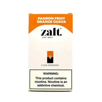 Картридж предзаправленный Zalt - Cartridge Passion Fruit Orange Guava 50 мг 1 мл (4 шт) - фото 1