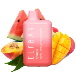 Одноразовый под Elf Bar - BC4000 (Peach Mango Watermelon) ⟳⚡ 650mAh 50mg