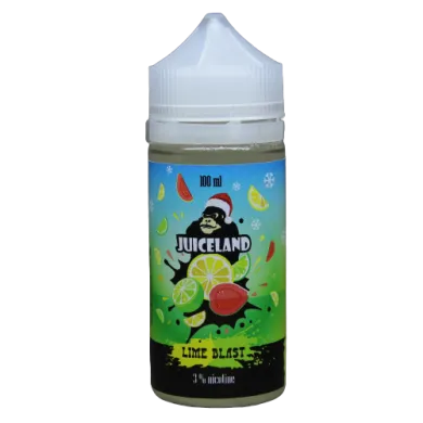 Рідина для електронних сигарет Juiceland - Lime Blast 0 mg 100 ml - фото 1