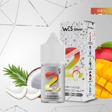 Набор для самозамеса Wes - {Silver} 2 Mango Cocount 30ml 50mg - фото 1
