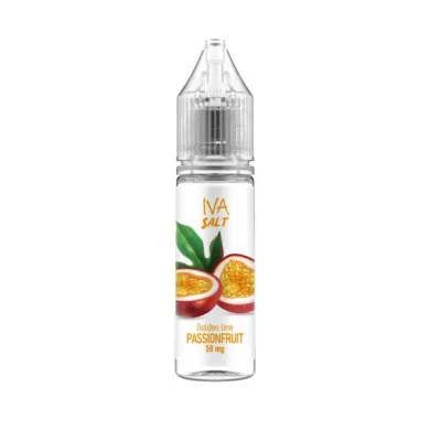 Рідина для електронних сигарет на основі сольового нікотину IVA - Salt Passionfruit 15 ml 50 mg - фото 1