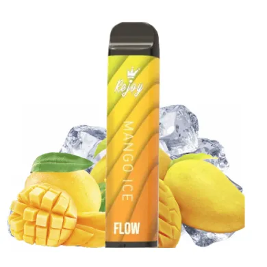 Одноразова Pod система Rejoy Flow 1600 Disposable Pod Device 850 мАг 50 мг (Крижаний манго) - фото 1